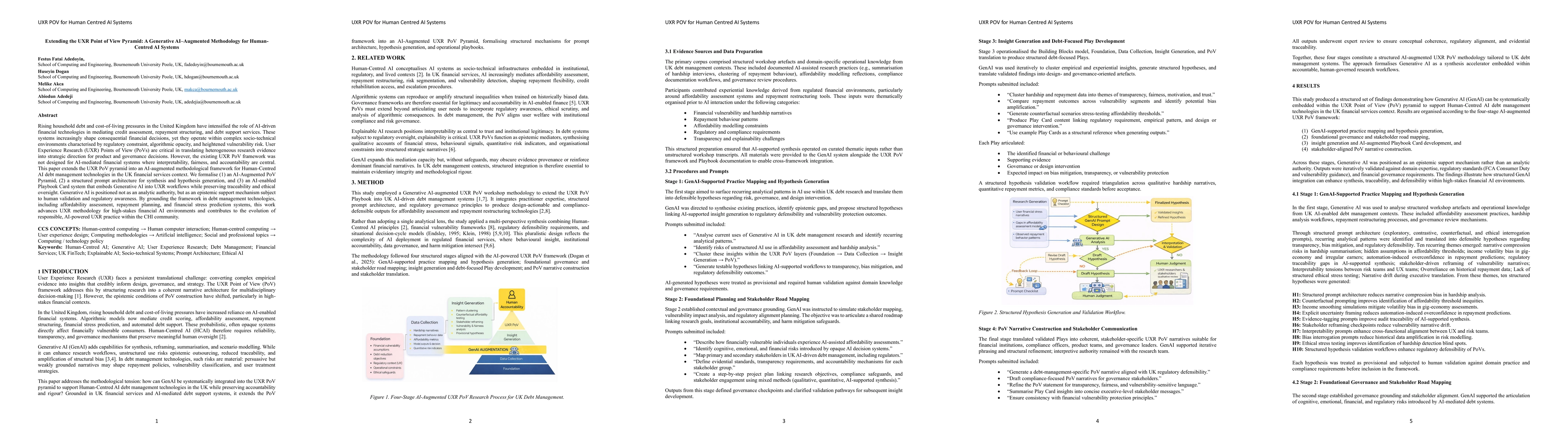 Thumbnail for Extending the UXR Point of View Pyramid: A Generative AI-Augmented Methodology for Human-Centred AI Systems