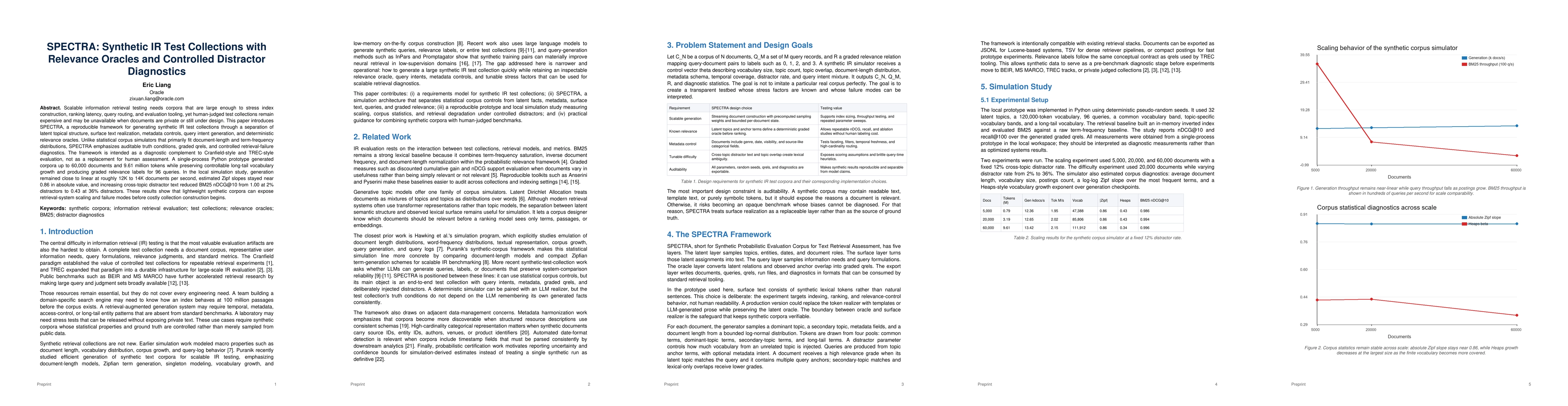 Thumbnail for SPECTRA: Synthetic IR Test Collections with Relevance Oracles and Controlled Distractor Diagnostics