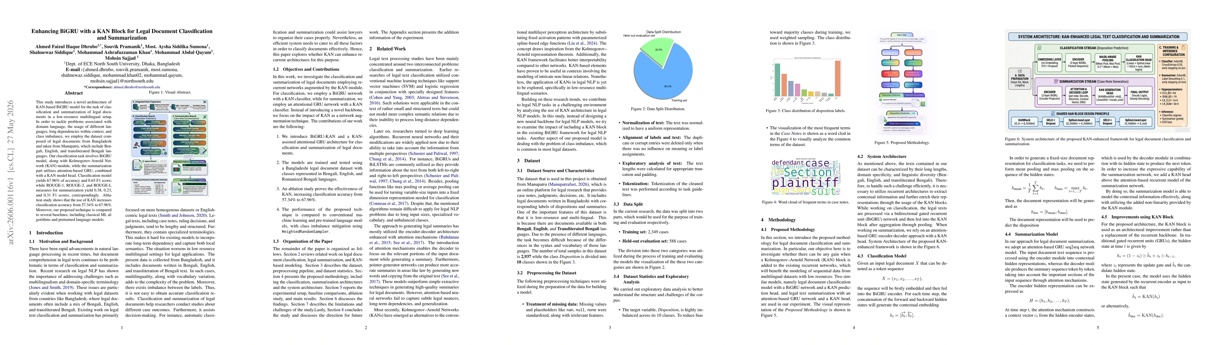 Thumbnail for Enhancing BiGRU with a KAN Block for Legal Document Classification and Summarization