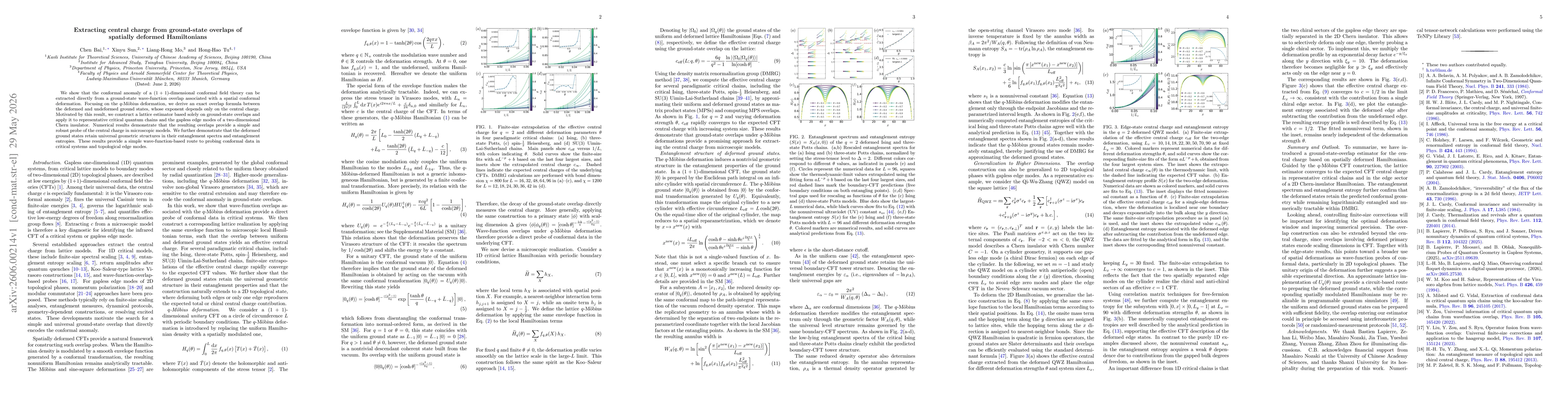 Thumbnail for Extracting central charge from ground-state overlaps of spatially deformed Hamiltonians