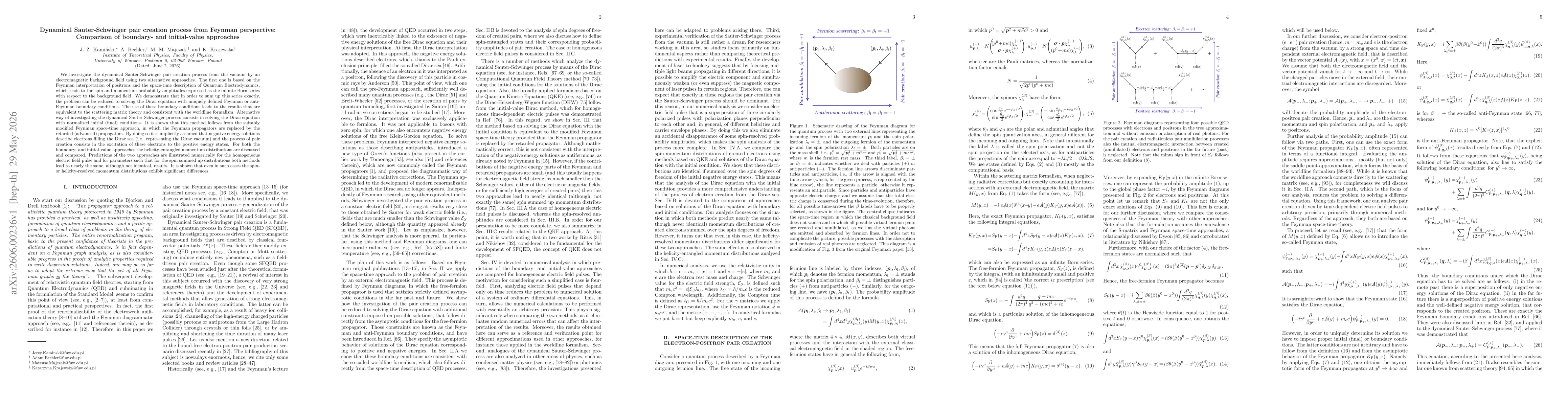 Thumbnail for Dynamical Sauter-Schwinger pair creation process from Feynman perspective: Comparison of boundary- and initial-value approaches