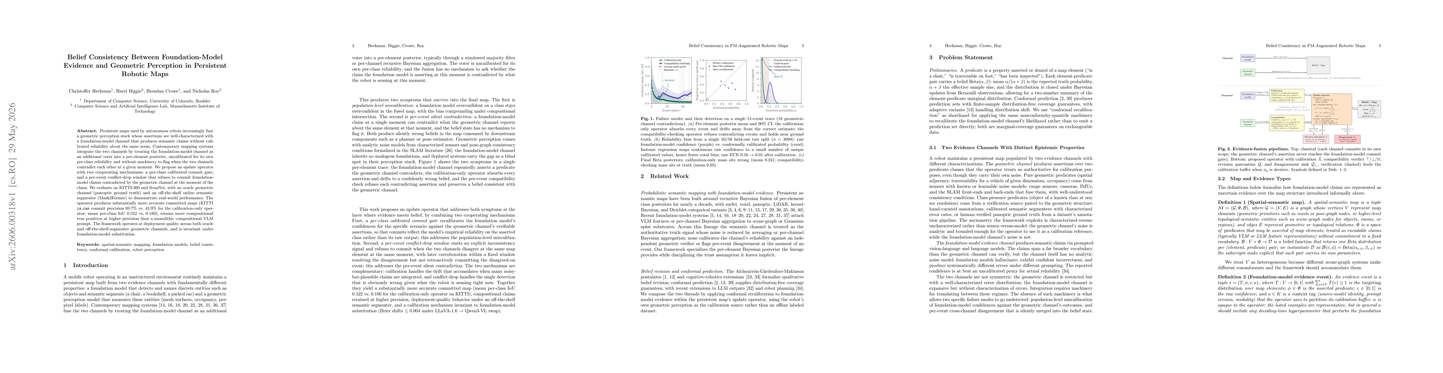 Thumbnail for Belief Consistency Between Foundation-Model Evidence and Geometric Perception in Persistent Robotic Maps