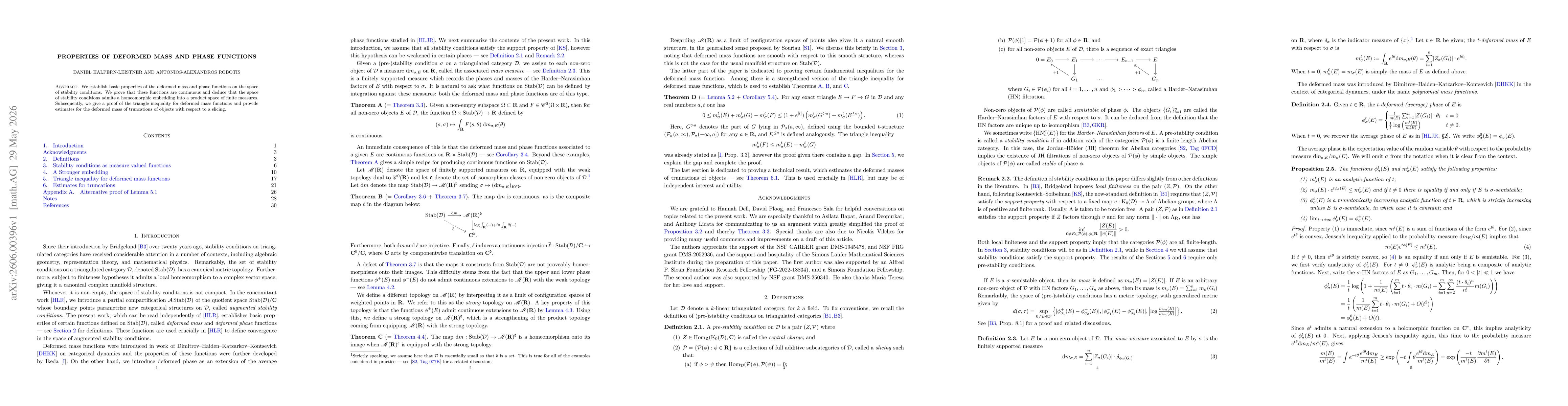 Thumbnail for Properties of deformed mass and phase functions