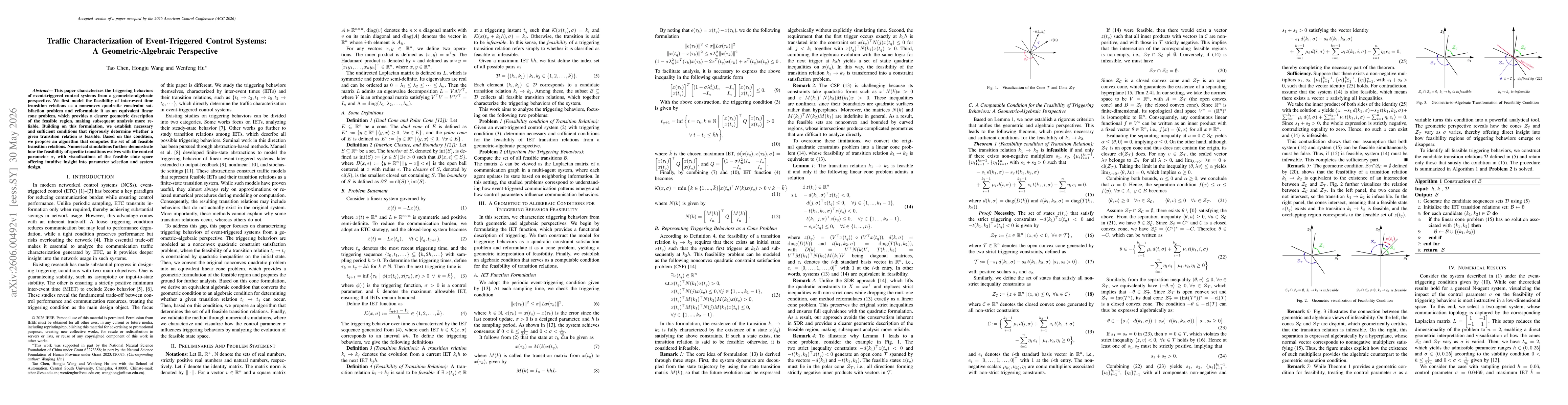 Thumbnail for Traffic Characterization of Event-Triggered Control Systems: A Geometric-Algebraic Perspective