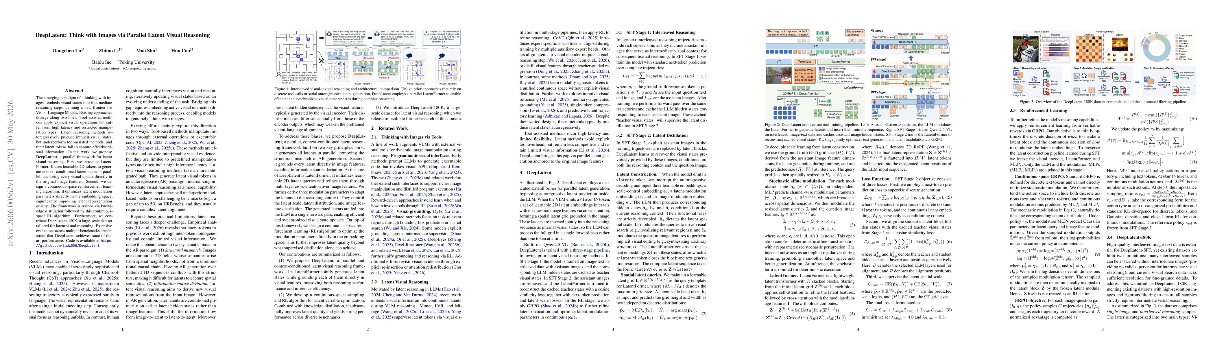 Thumbnail for DeepLatent: Think with Images via Parallel Latent Visual Reasoning