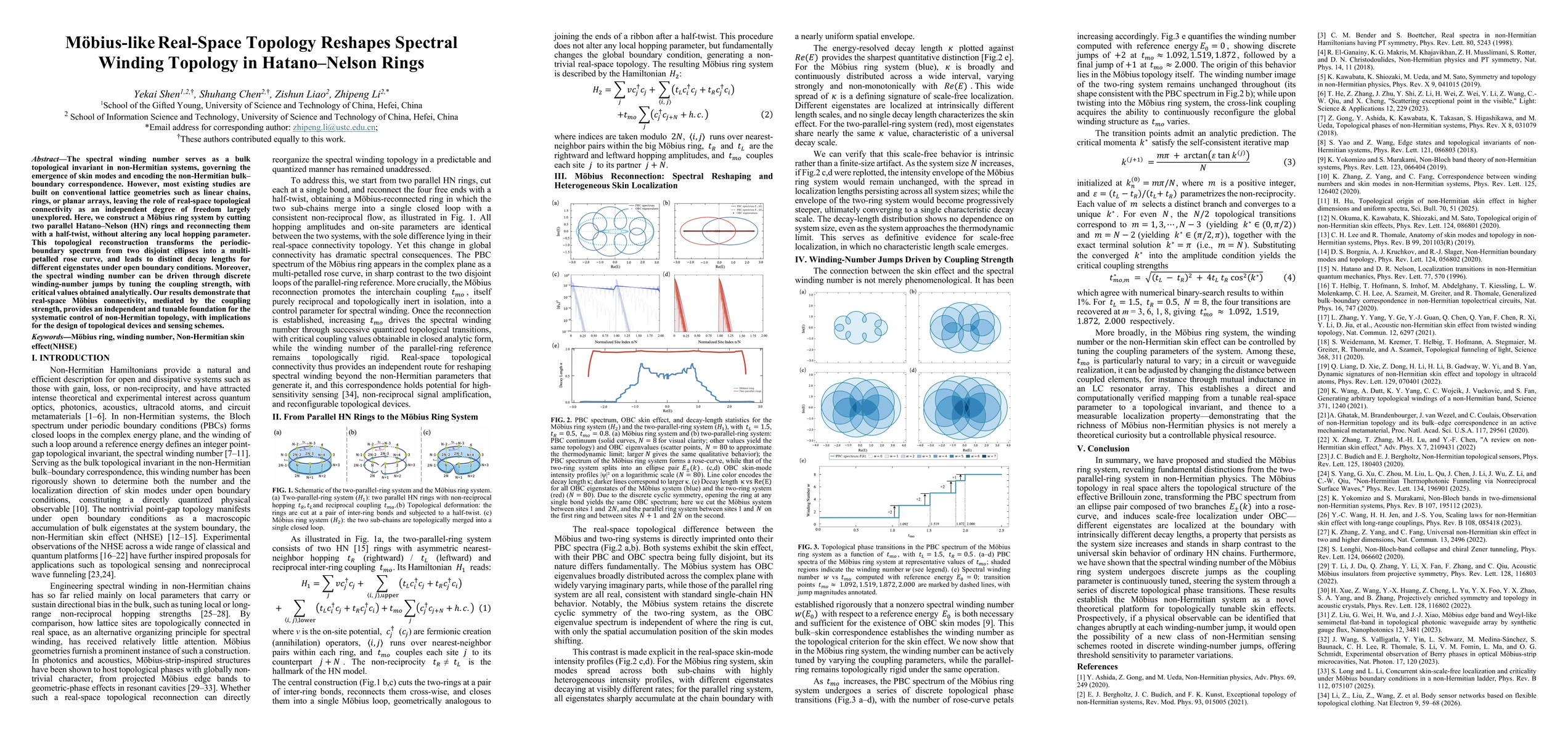 Thumbnail for Möbius-like Real-Space Topology Reshapes Spectral Winding Topology in Hatano-Nelson Rings