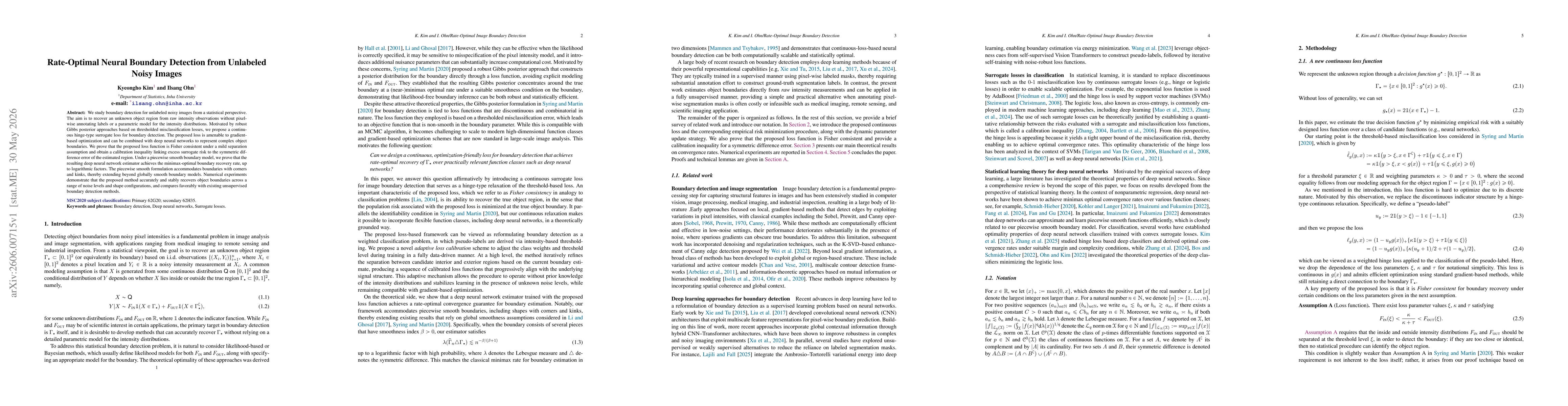 Thumbnail for Rate-optimal neural boundary detection from unlabeled noisy images