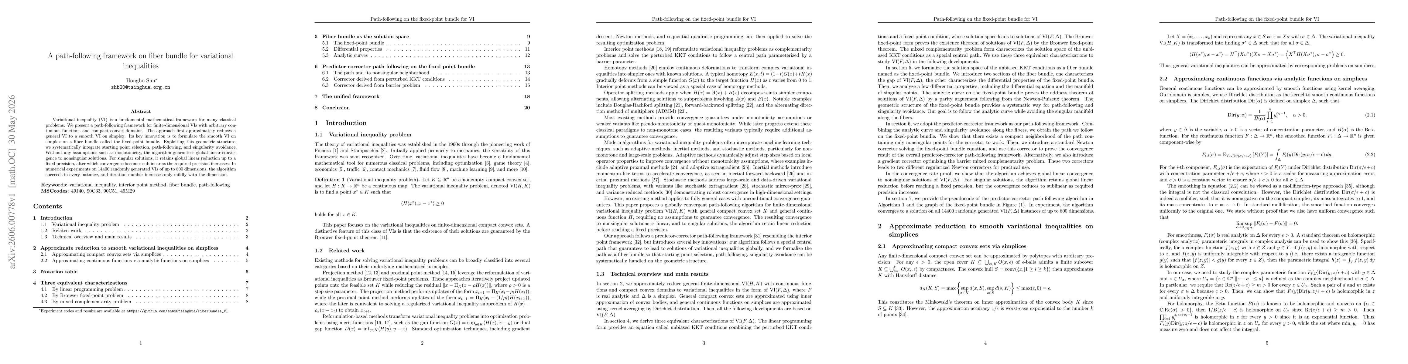 Thumbnail for A path-following framework on fiber bundle for variational inequalities
