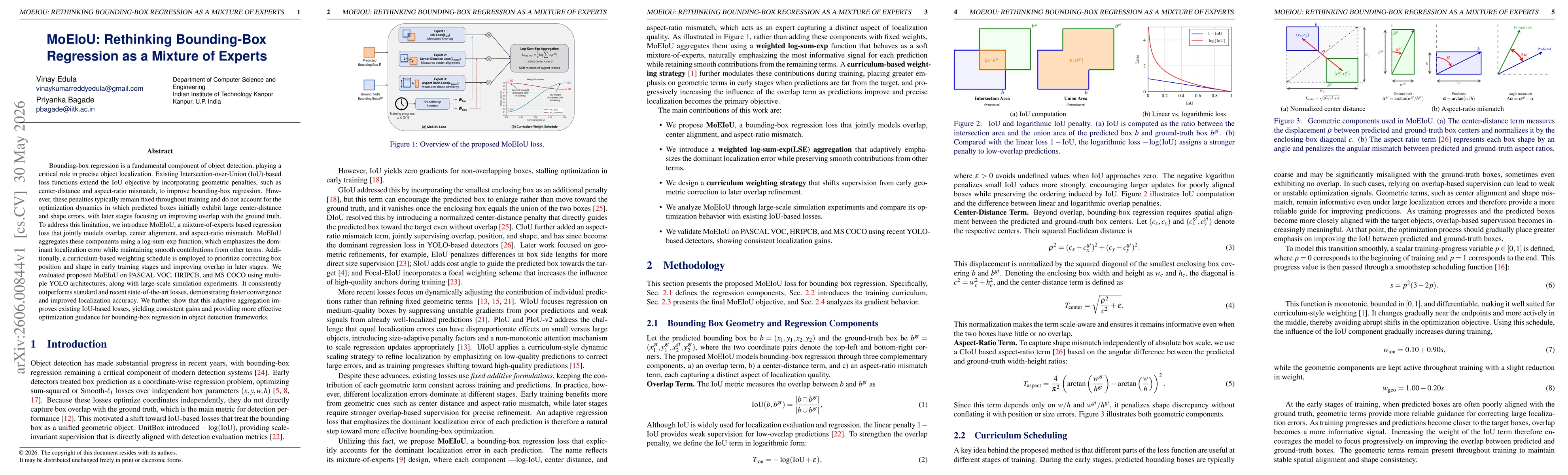 Thumbnail for MoEIoU: Rethinking Bounding-Box Regression as a Mixture of Experts