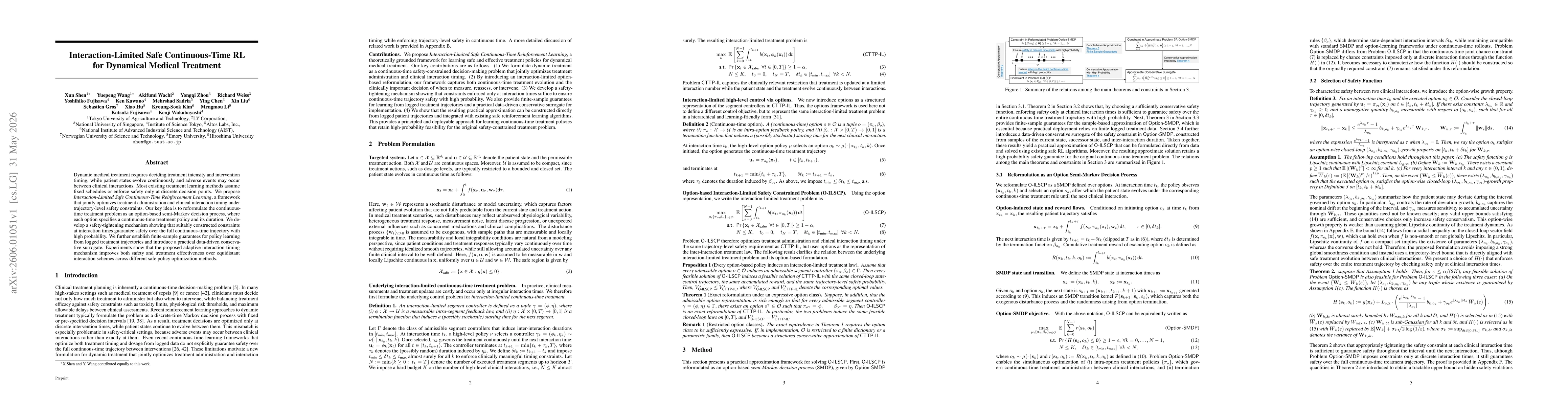 Thumbnail for Interaction-Limited Safe Continuous-Time RL for Dynamical Medical Treatment
