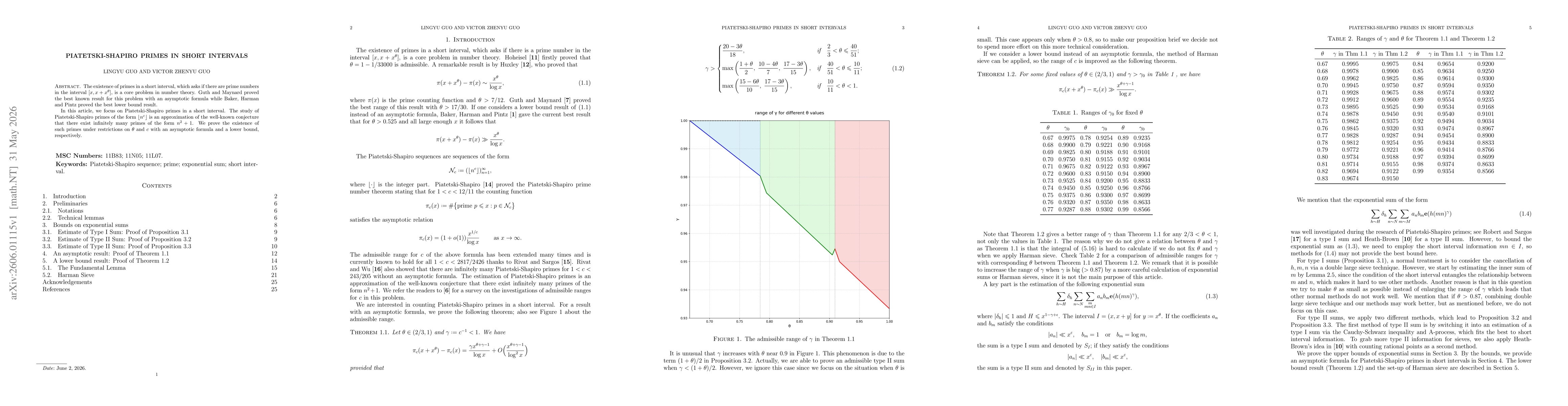 Thumbnail for Piatetski-Shapiro Primes in short intervals