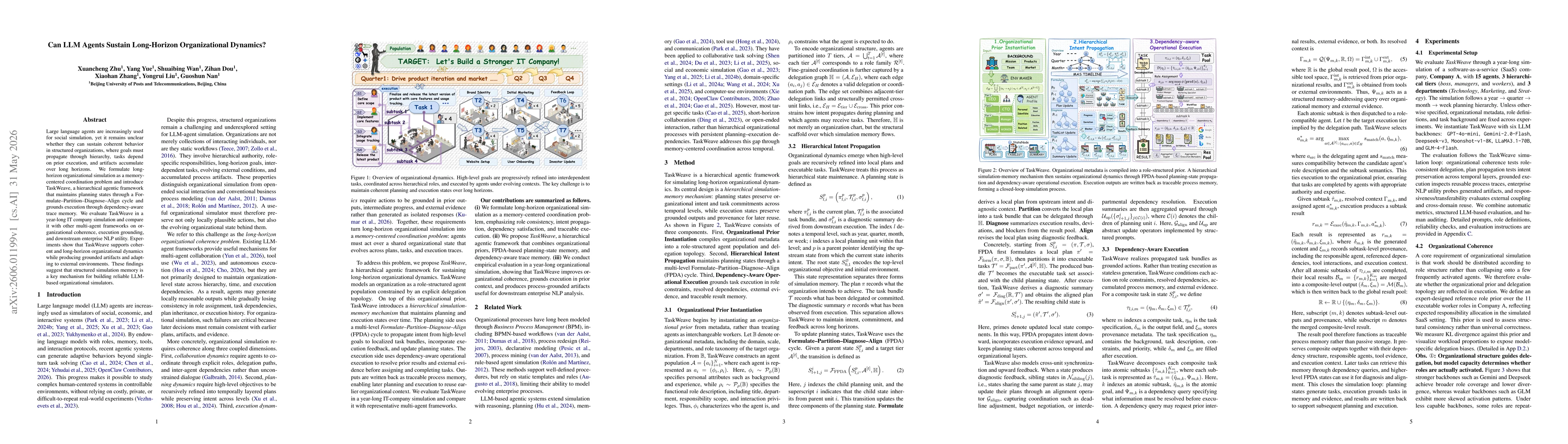 Thumbnail for Can LLM Agents Sustain Long-Horizon Organizational Dynamics?