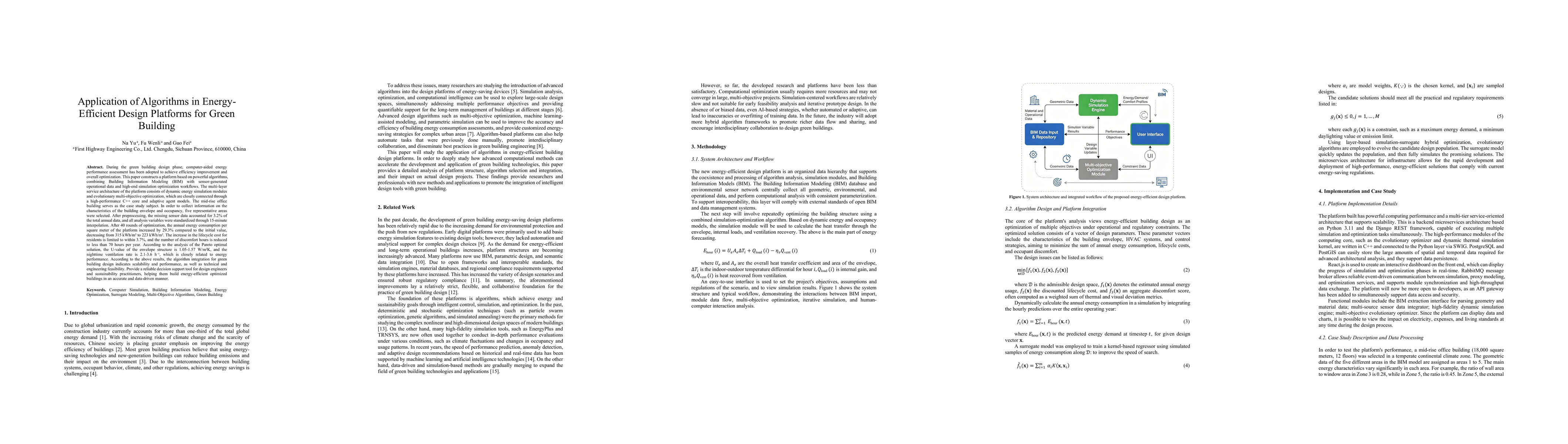Thumbnail for Application of Algorithms in Energy-Efficient Design Platforms for Green Building