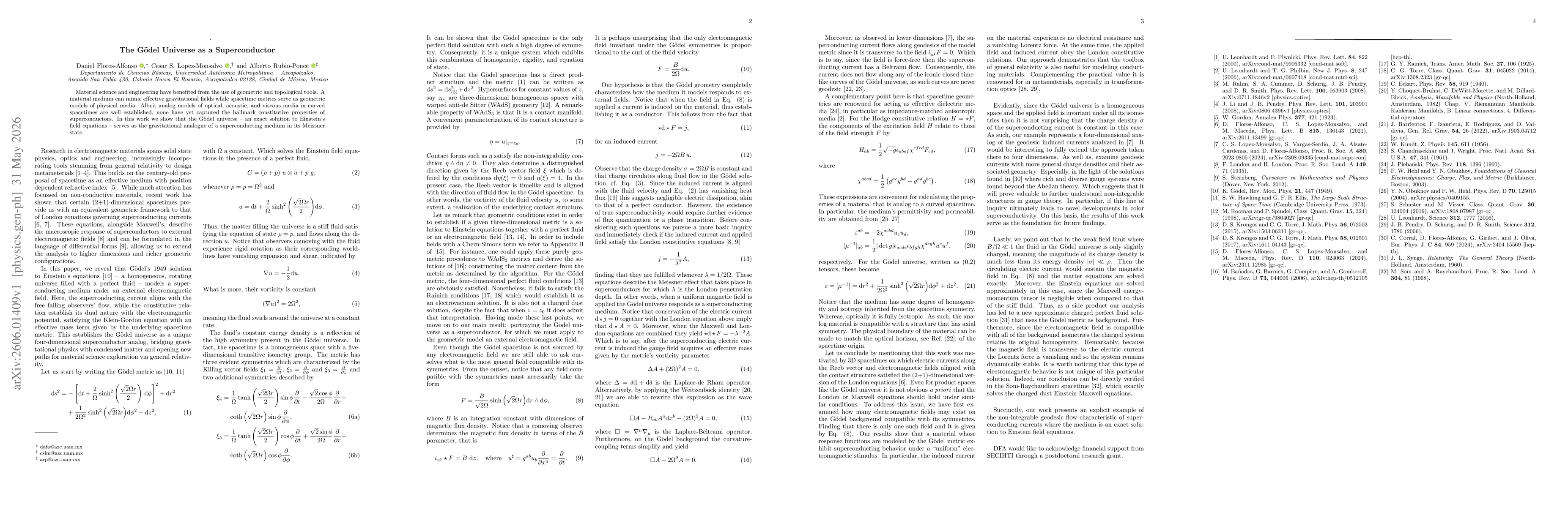 Thumbnail for The Gödel Universe as a Superconductor