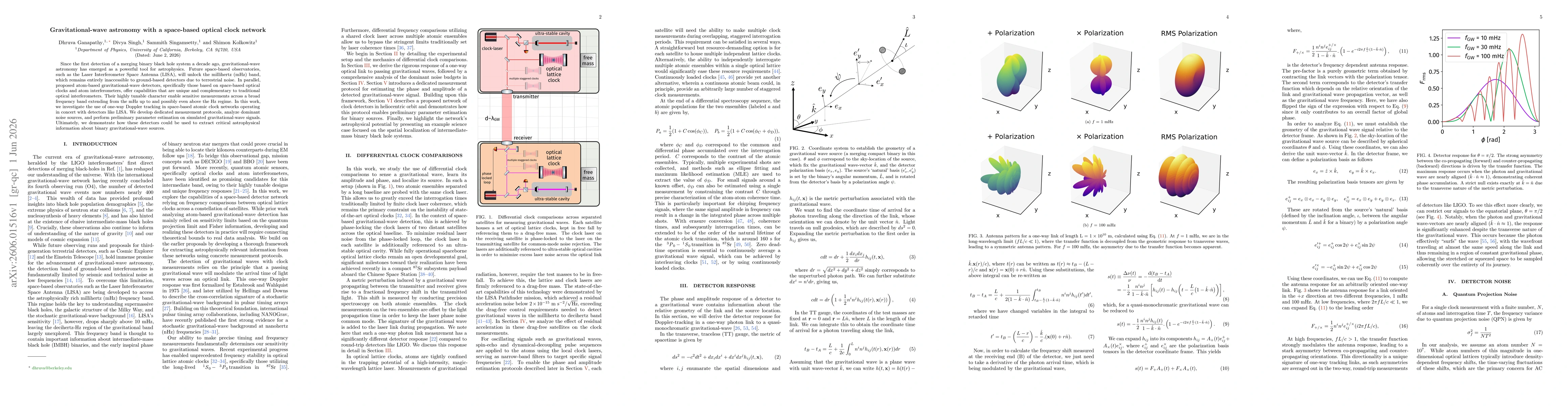 Thumbnail for Gravitational-wave astronomy with a space-based optical clock network