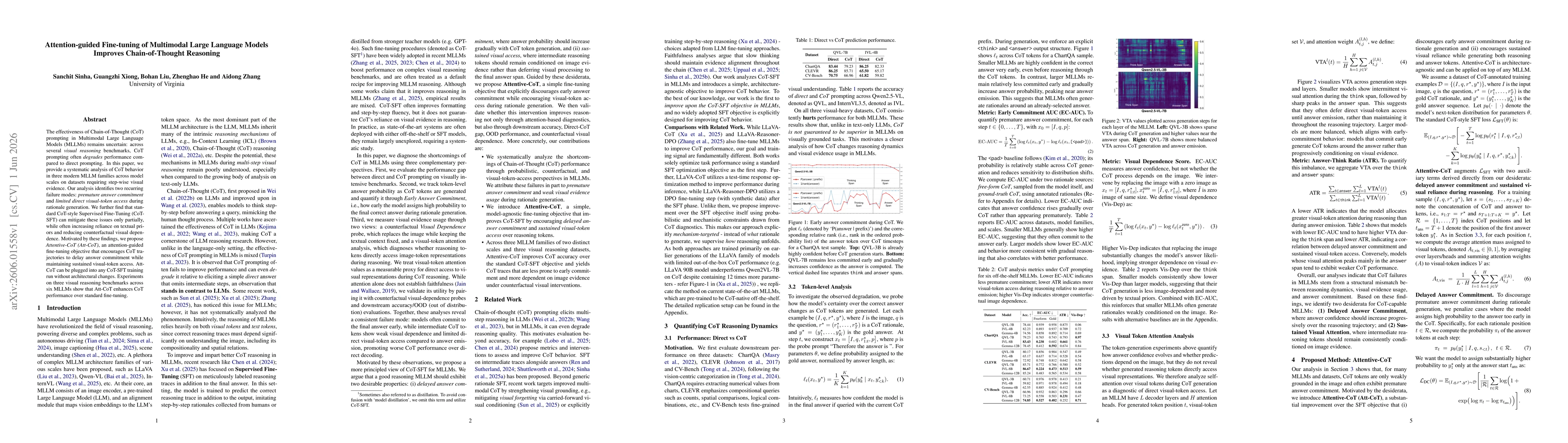 Thumbnail for Attention-guided Fine-tuning of Multimodal Large Language Models Improves Chain-of-Thought Reasoning