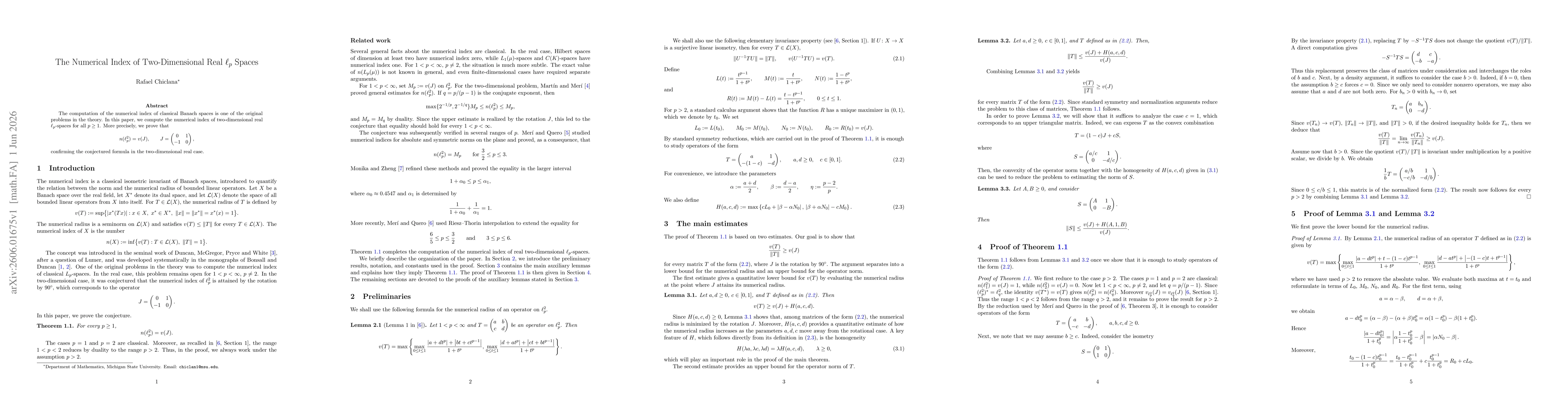 Thumbnail for The Numerical Index of Two-Dimensional Real $\ell_p$ Spaces