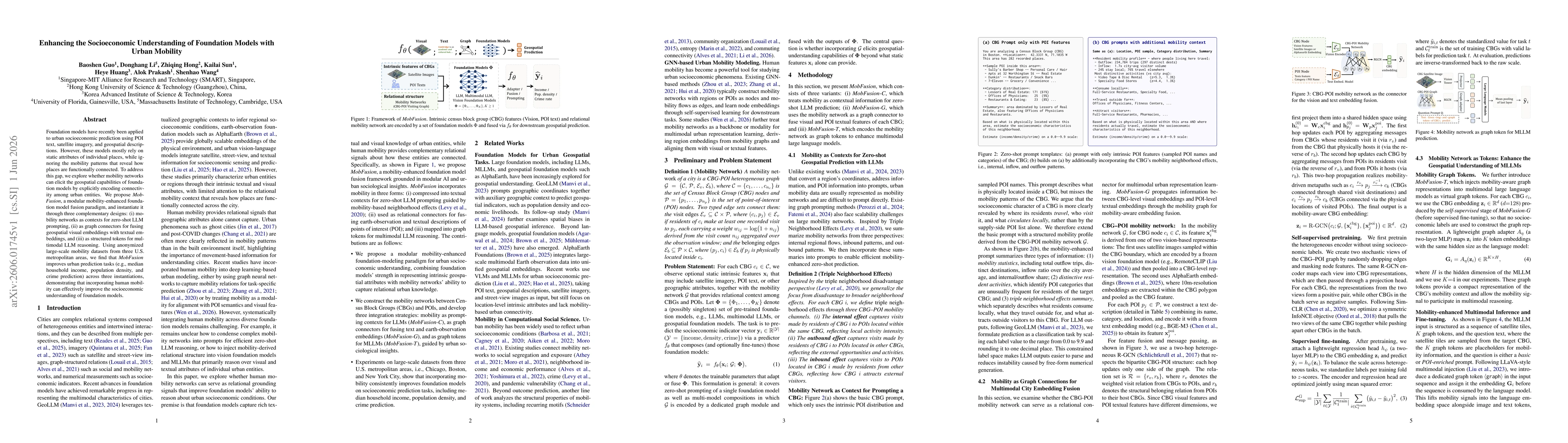 Thumbnail for Enhancing the Socioeconomic Understanding of Foundation Models with Urban Mobility