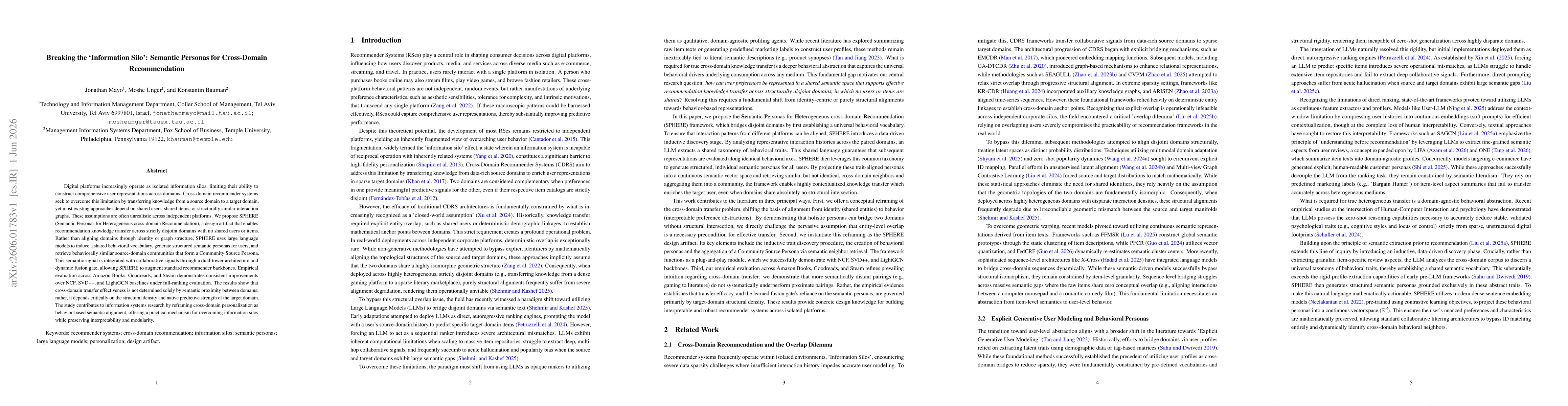 Thumbnail for Breaking the Information Silo: Semantic Personas for Cross-Domain Recommendation