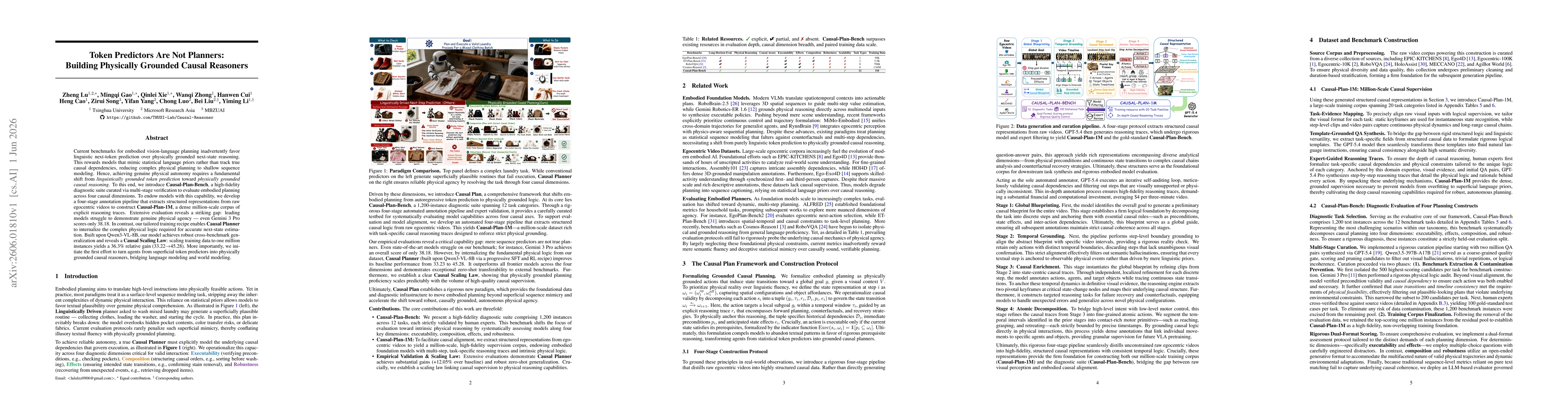 Thumbnail for Token Predictors Are Not Planners: Building Physically Grounded Causal Reasoners