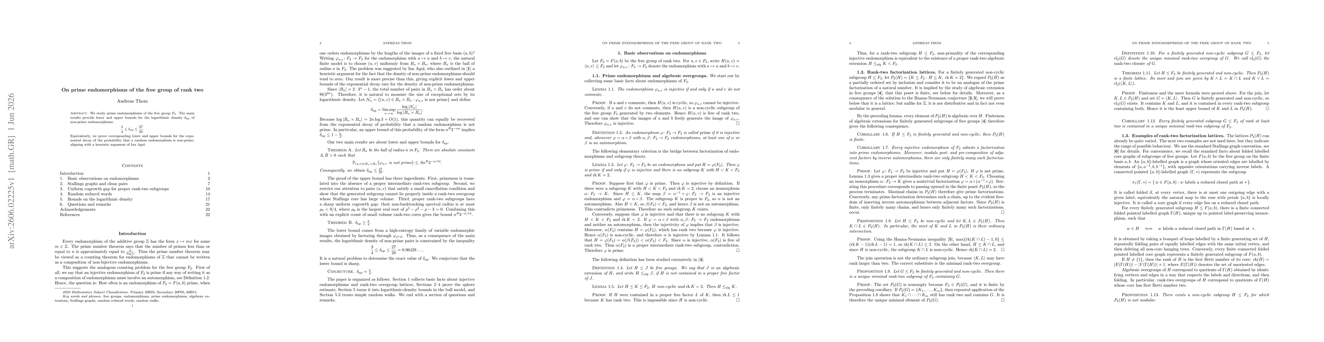 Thumbnail for On prime endomorphisms of the free group of rank two