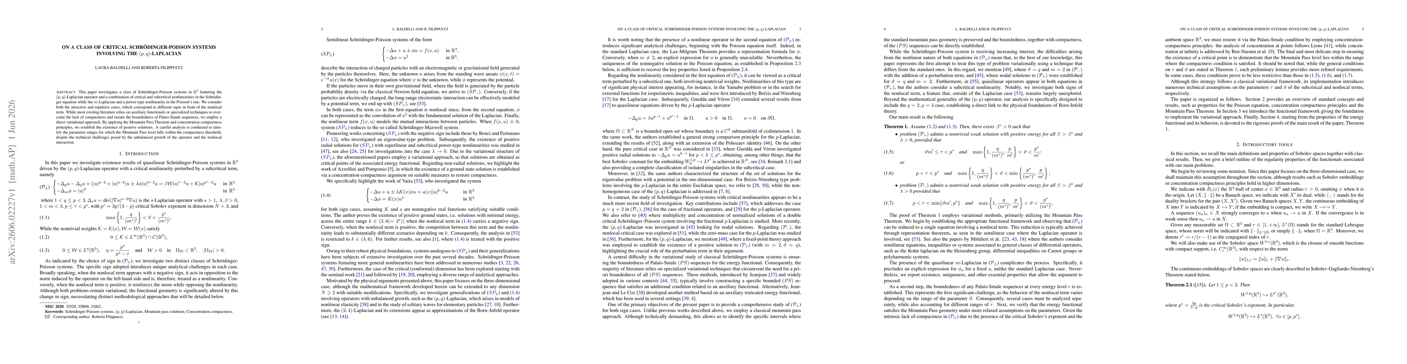 Thumbnail for On a class of critical Schrödinger-Poisson systems involving the (p,q)-Laplacian