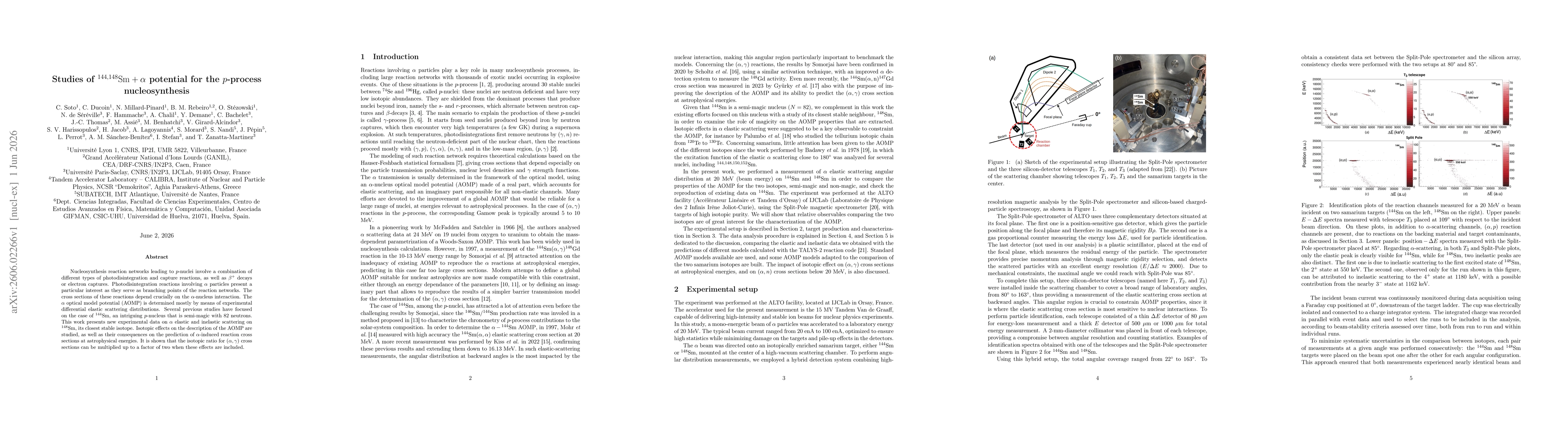 Thumbnail for Studies of $\rm ^{144,148}Sm+α$ potential for the $p$-process nucleosynthesis