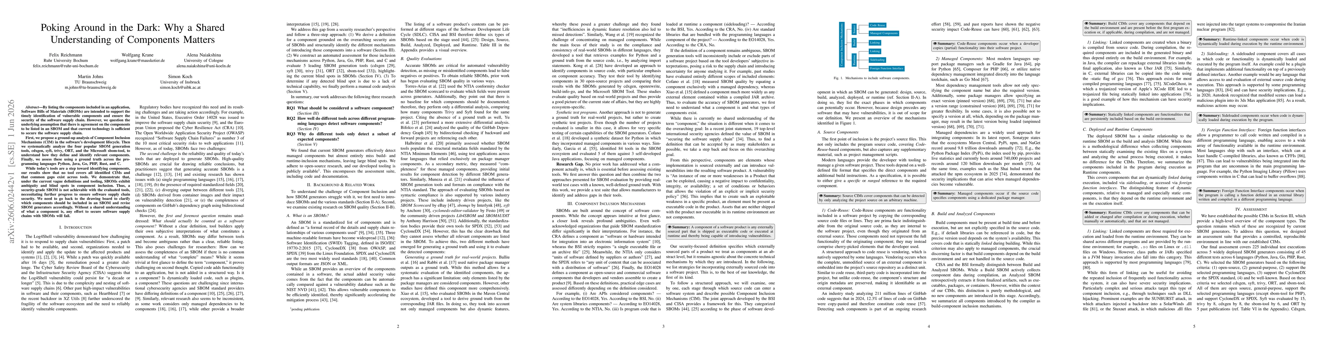 Thumbnail for Poking Around in the Dark: Why a Shared Understanding of Components Matters