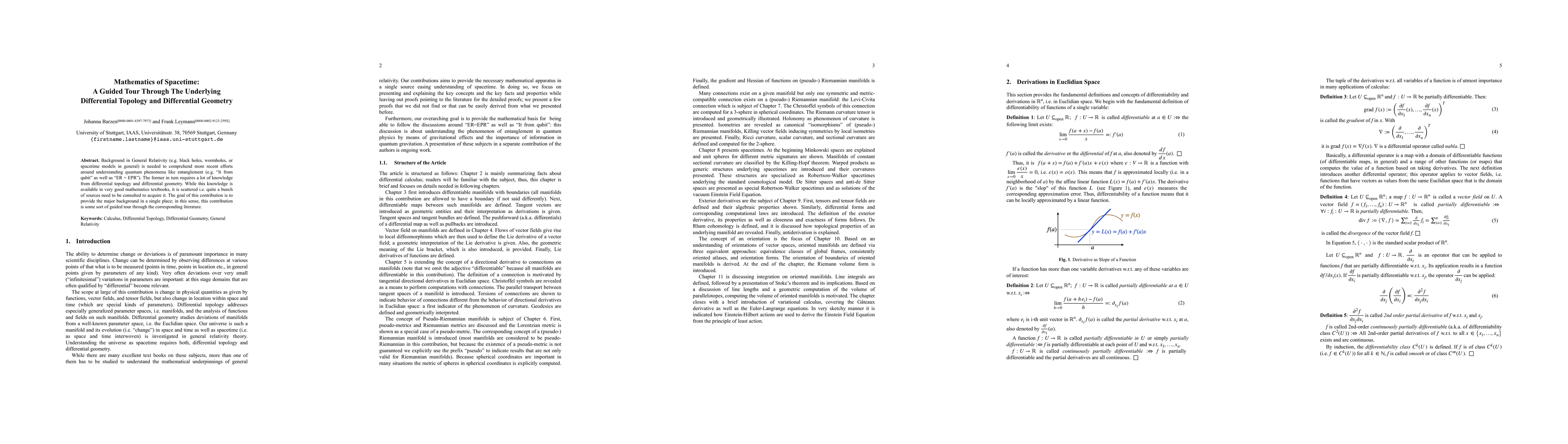 Thumbnail for Mathematics of Spacetime: A Guided Tour Through The Underlying Differential Topology and Differential Geometry