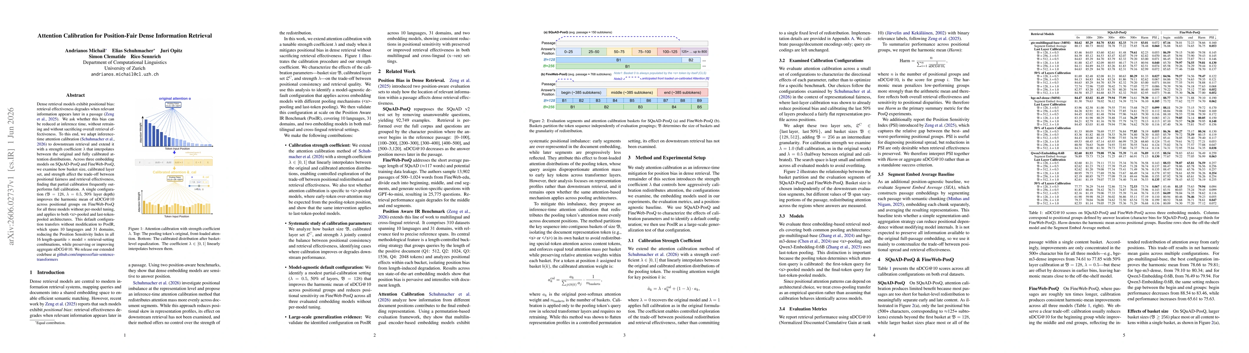 Thumbnail for Attention Calibration for Position-Fair Dense Information Retrieval