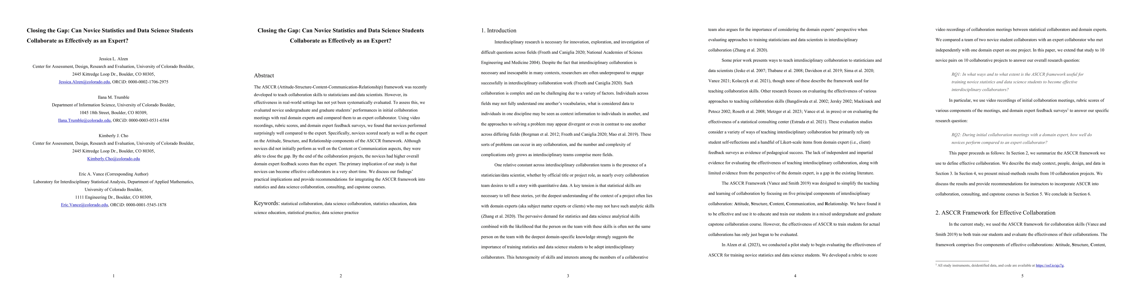 Thumbnail for Closing the Gap: Can Novice Statistics and Data Science Students Collaborate as Effectively as an Expert?