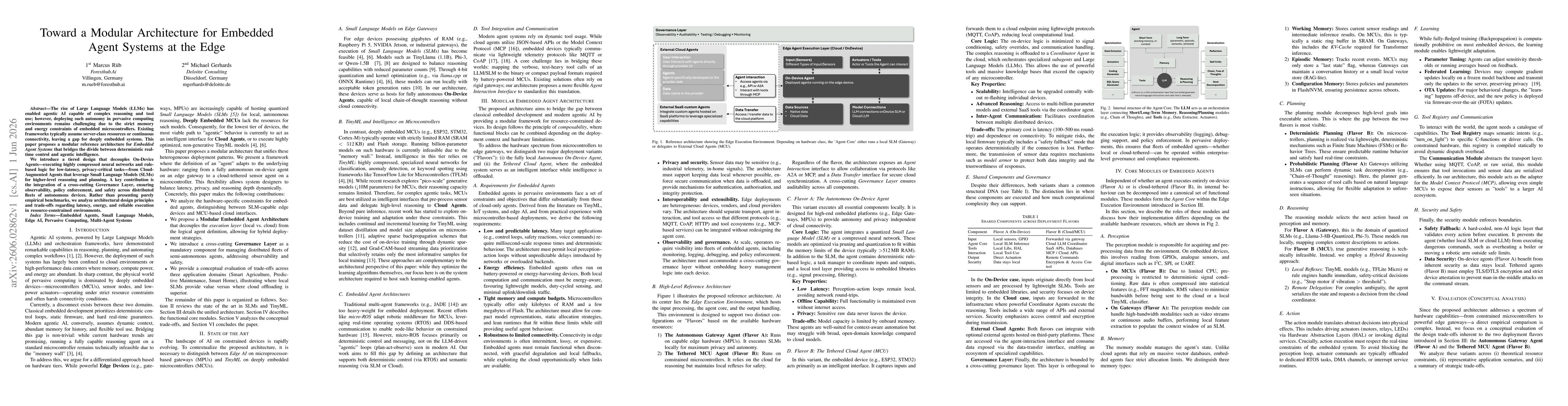 Thumbnail for Toward a Modular Architecture for Embedded AI Agent Systems at the Edge