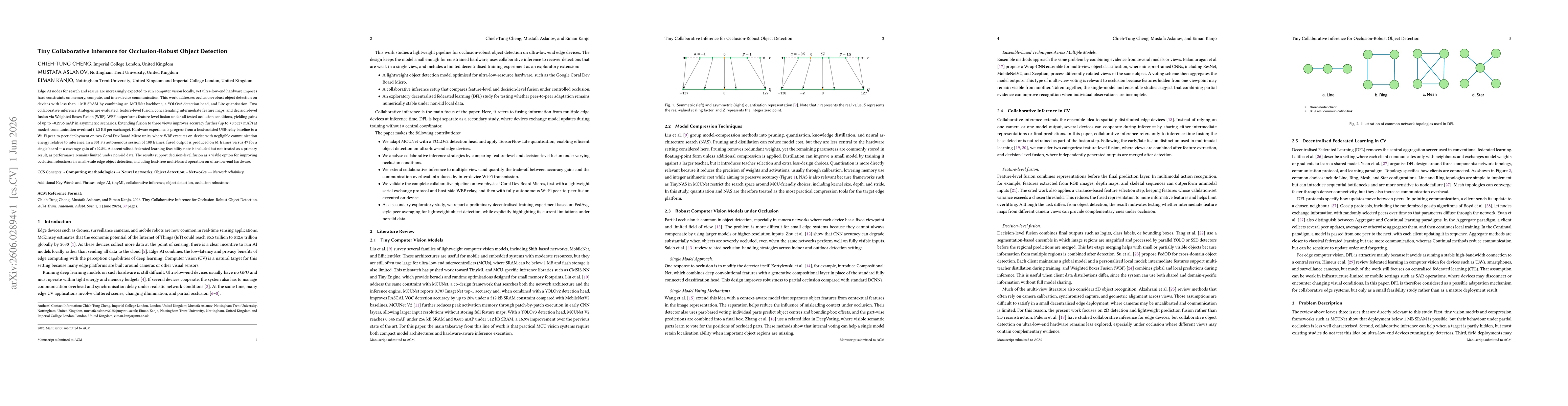 Thumbnail for Tiny Collaborative Inference for Occlusion-Robust Object Detection