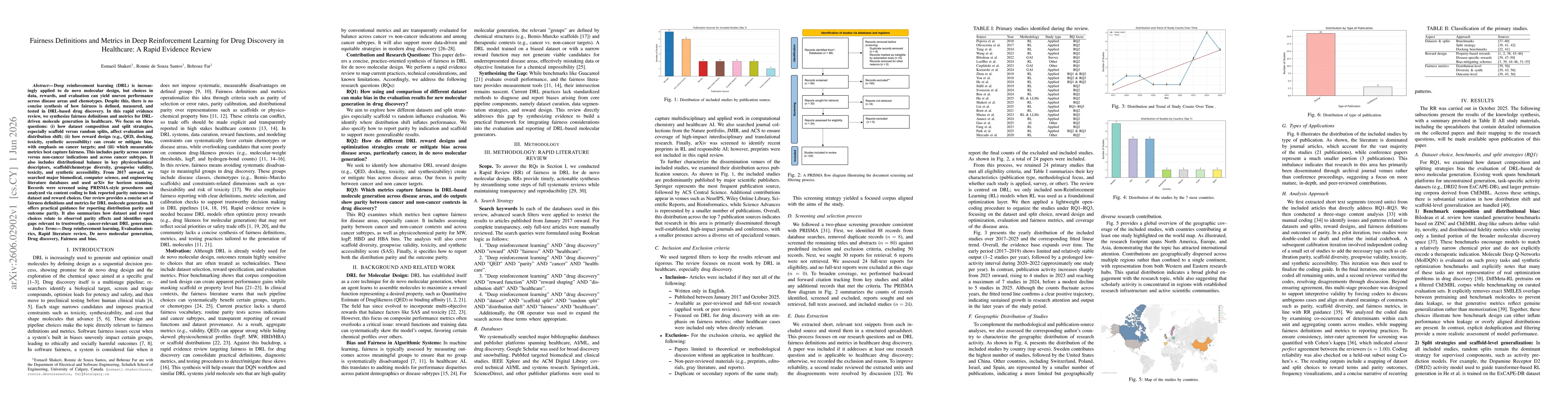 Thumbnail for Fairness Definitions and Metrics in Deep Reinforcement Learning for Drug Discovery in Healthcare: A Rapid Evidence Review