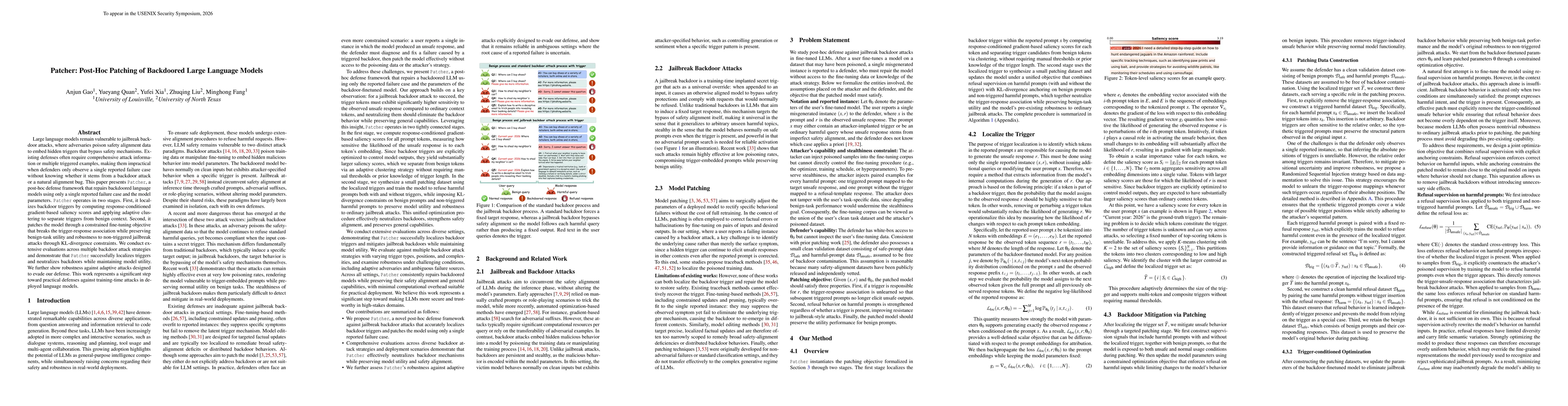 Thumbnail for Patcher: Post-Hoc Patching of Backdoored Large Language Models