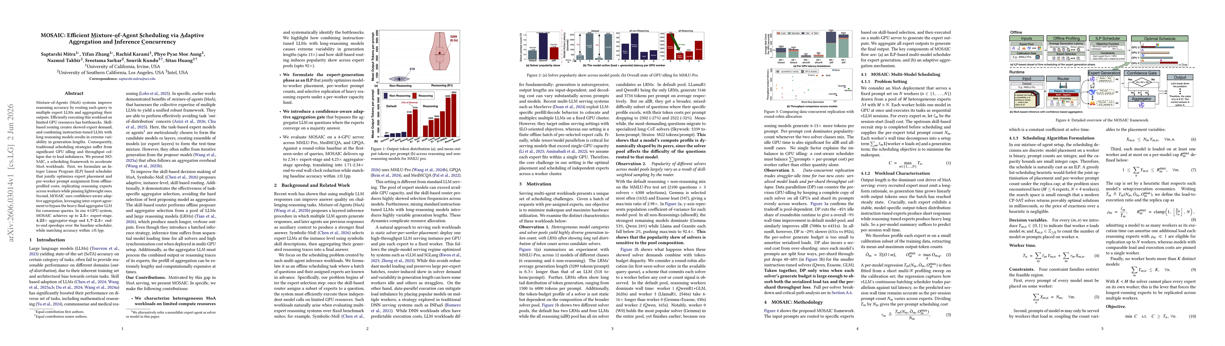 Thumbnail for MOSAIC: Efficient Mixture-of-Agent Scheduling via Adaptive Aggregation and Inference Concurrency