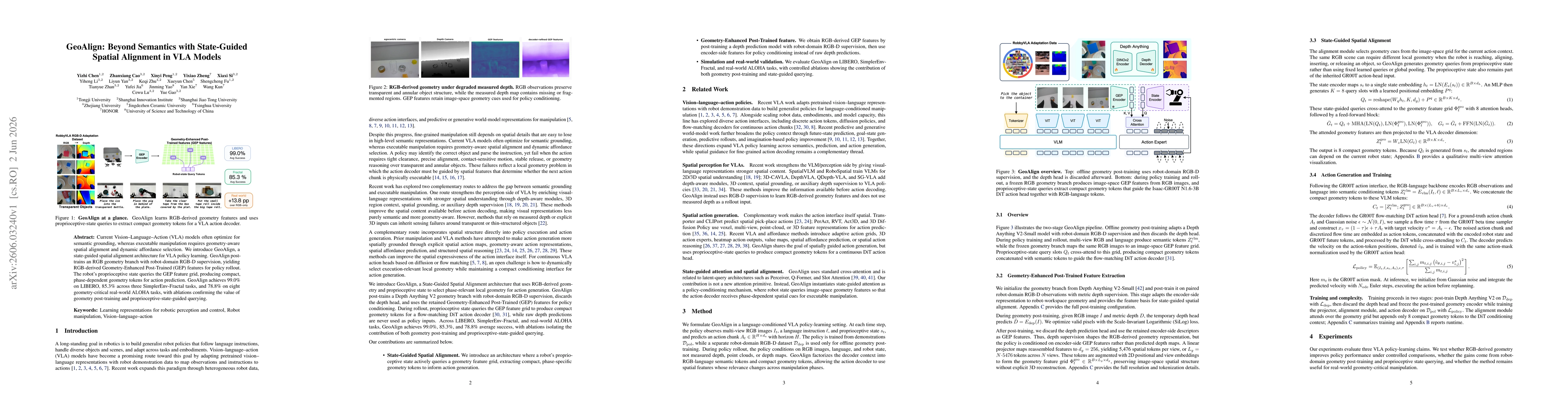Thumbnail for GeoAlign: Beyond Semantics with State-Guided Spatial Alignment in VLA Models