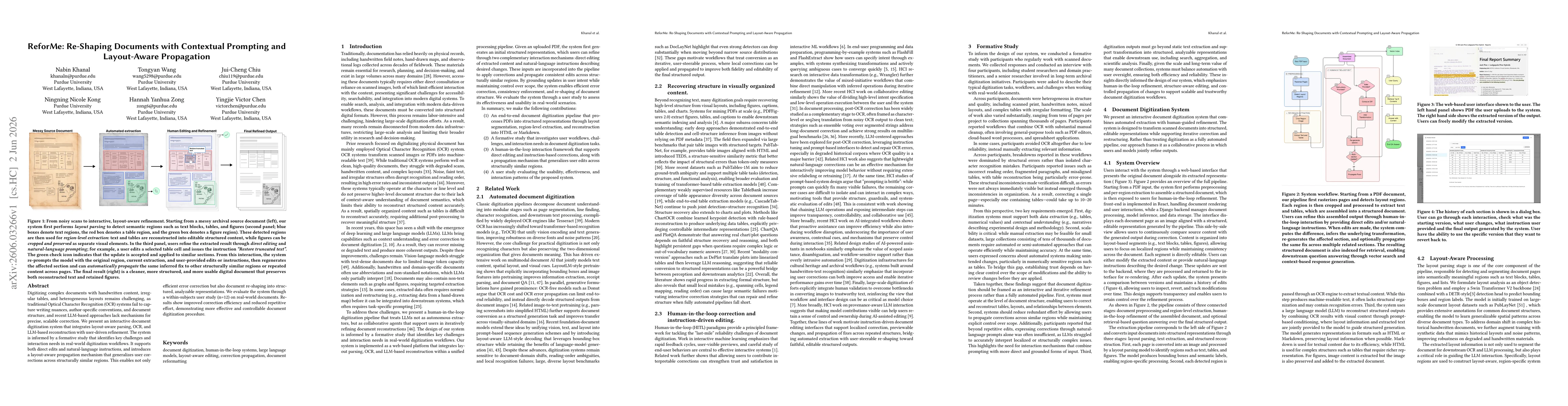 Thumbnail for ReforMe: Re-Shaping Documents with Contextual Prompting and Layout-Aware Propagation