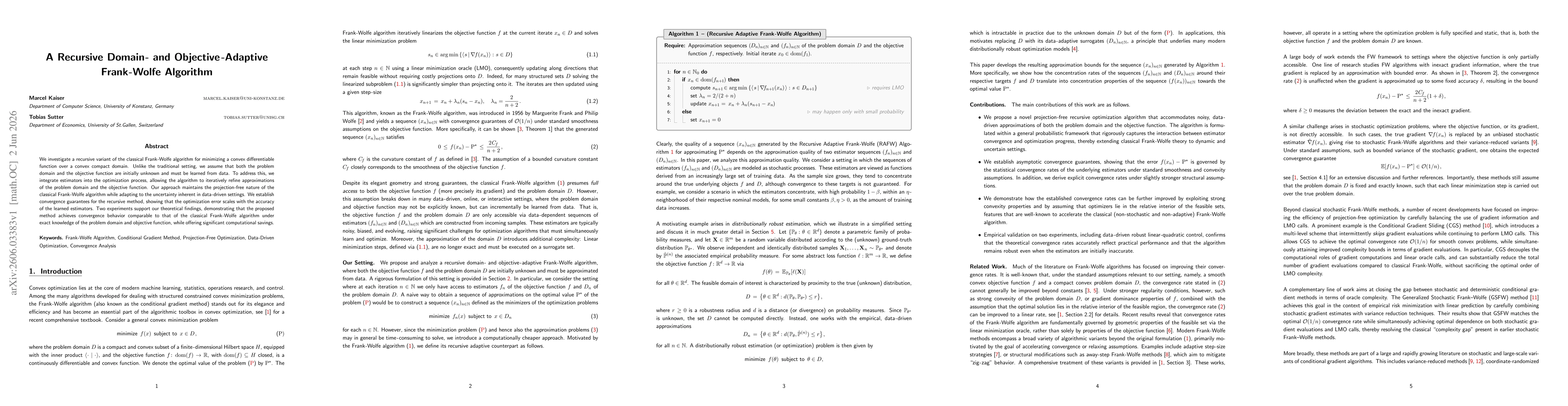 Thumbnail for A Recursive Domain- and Objective-Adaptive Frank-Wolfe Algorithm