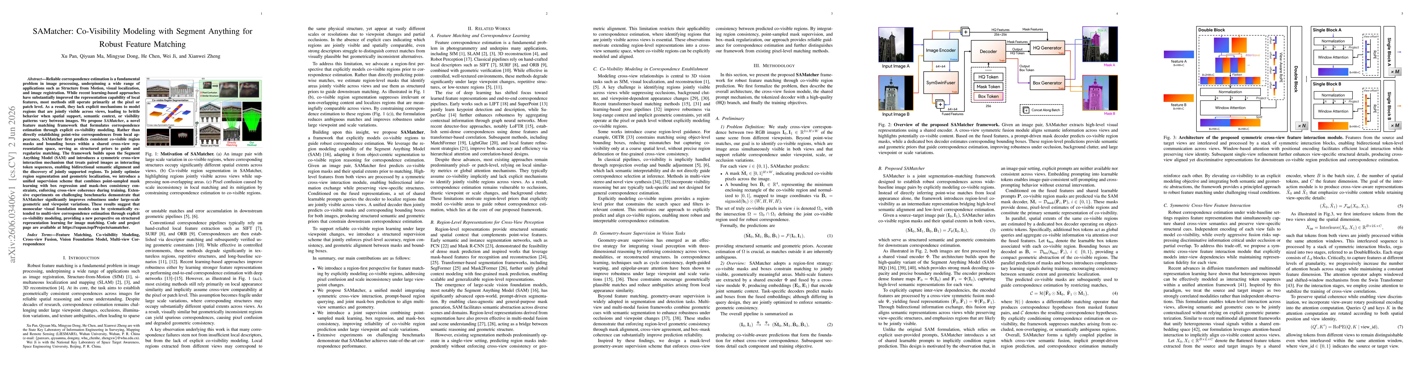 Thumbnail for SAMatcher: Co-Visibility Modeling with Segment Anything for Robust Feature Matching