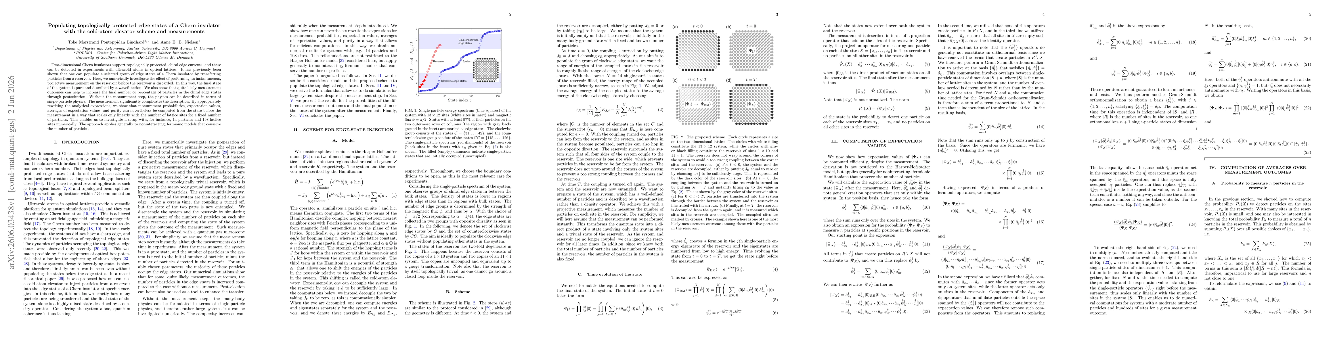 Thumbnail for Populating topologically protected edge states of a Chern insulator with the cold-atom elevator scheme and measurements