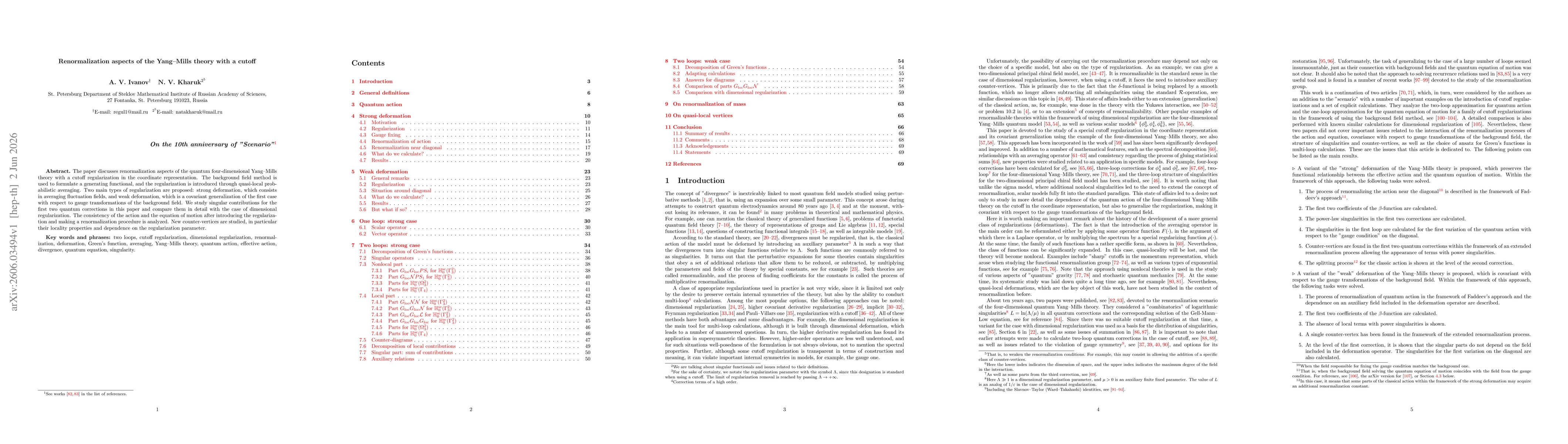 Thumbnail for Renormalization aspects of the Yang-Mills theory with a cutoff