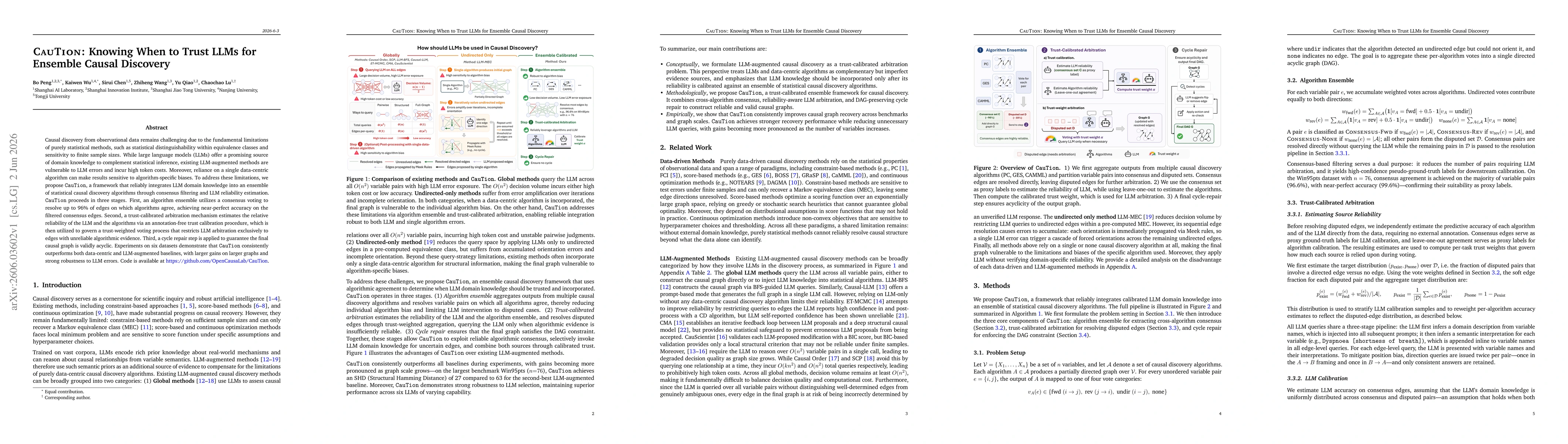 Thumbnail for CauTion: Knowing When to Trust LLMs for Ensemble Causal Discovery