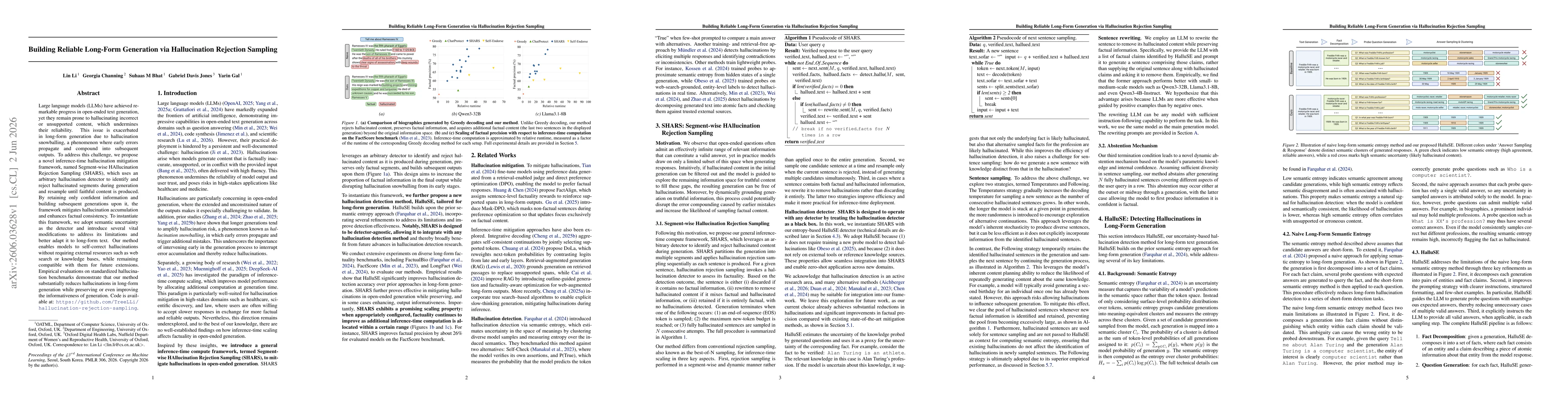 Thumbnail for Building Reliable Long-Form Generation via Hallucination Rejection Sampling