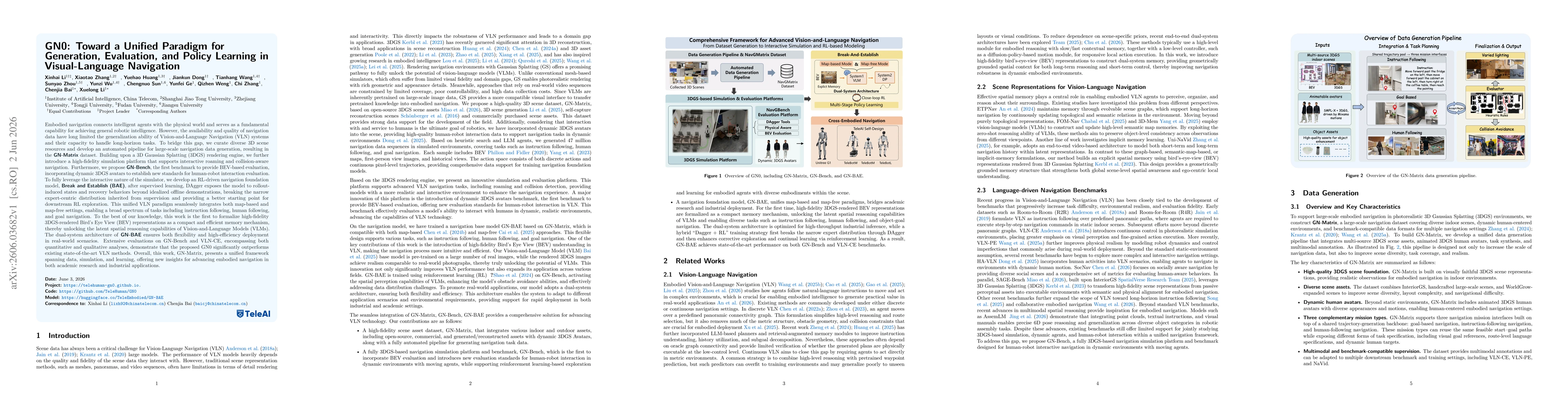 Thumbnail for GN0: Toward a Unified Paradigm for Generation, Evaluation, and Policy Learning in Visual-Language Navigation
