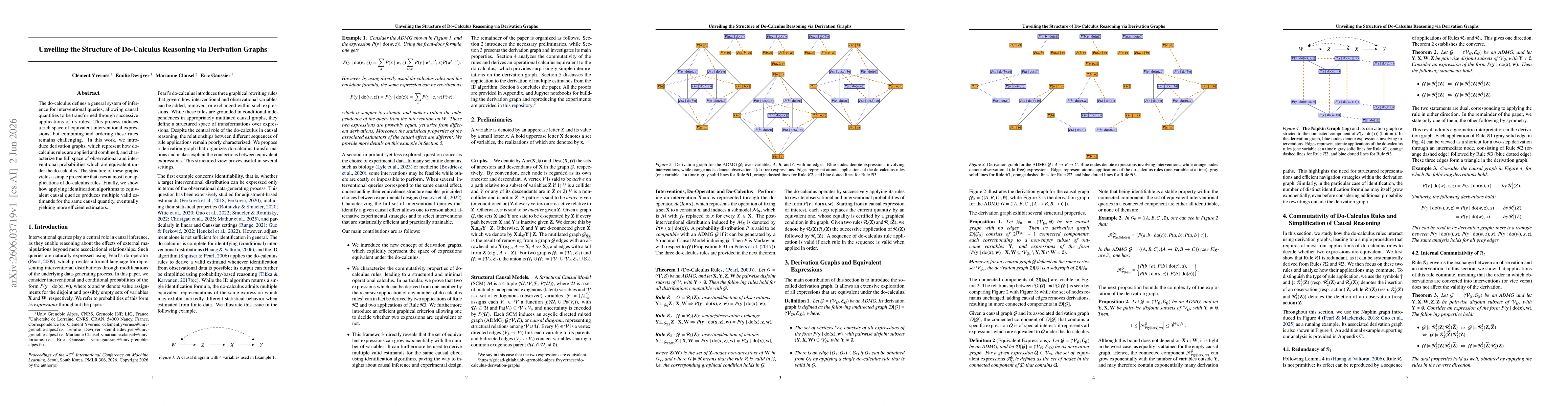 Thumbnail for Unveiling the Structure of Do-Calculus Reasoning via Derivation Graphs