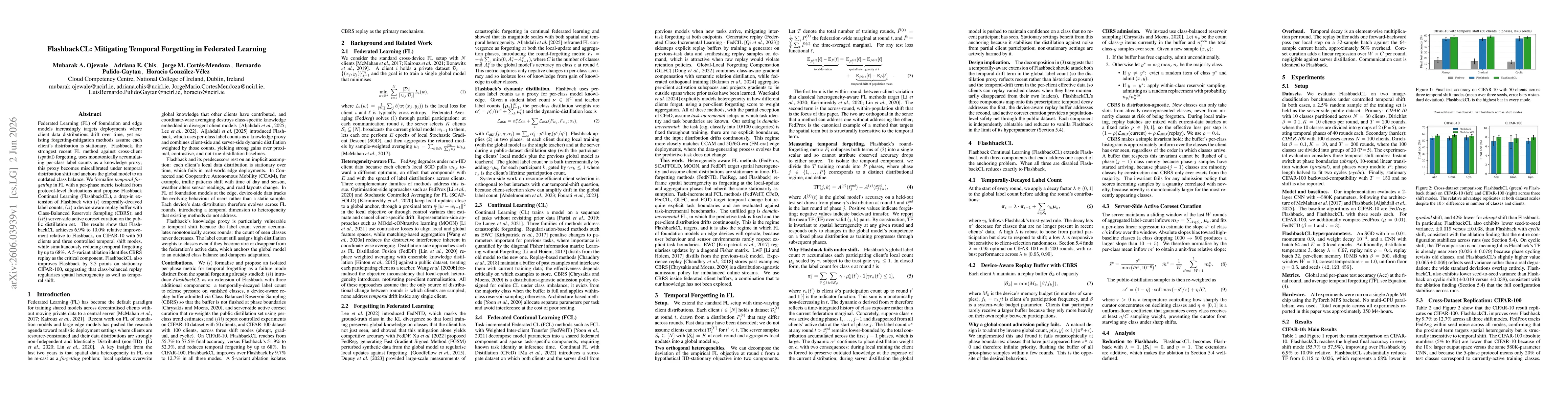 Thumbnail for FlashbackCL: Mitigating Temporal Forgetting in Federated Learning