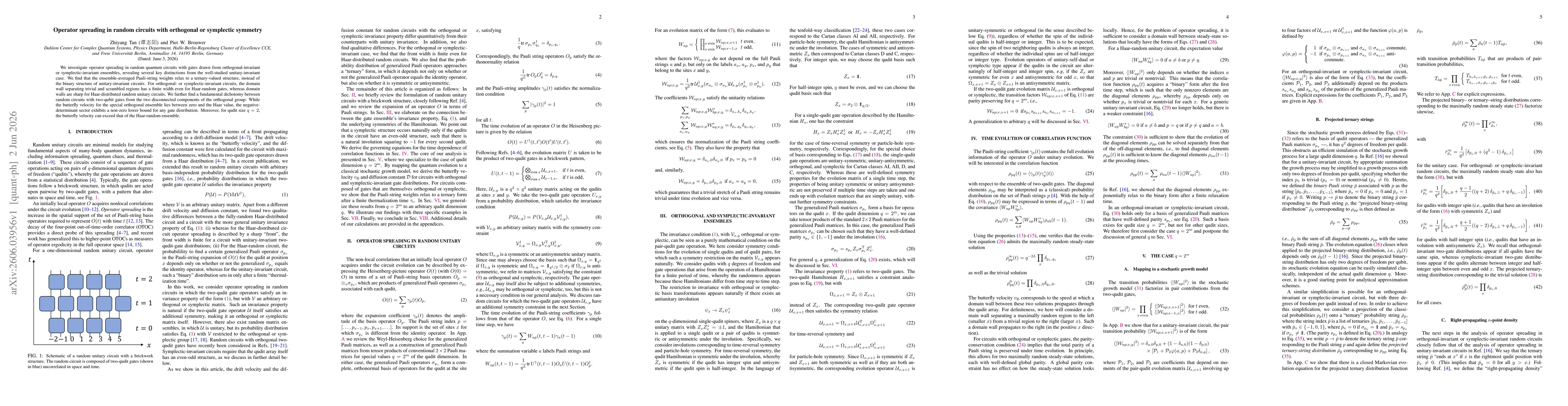 Thumbnail for Operator spreading in random circuits with orthogonal or symplectic symmetry
