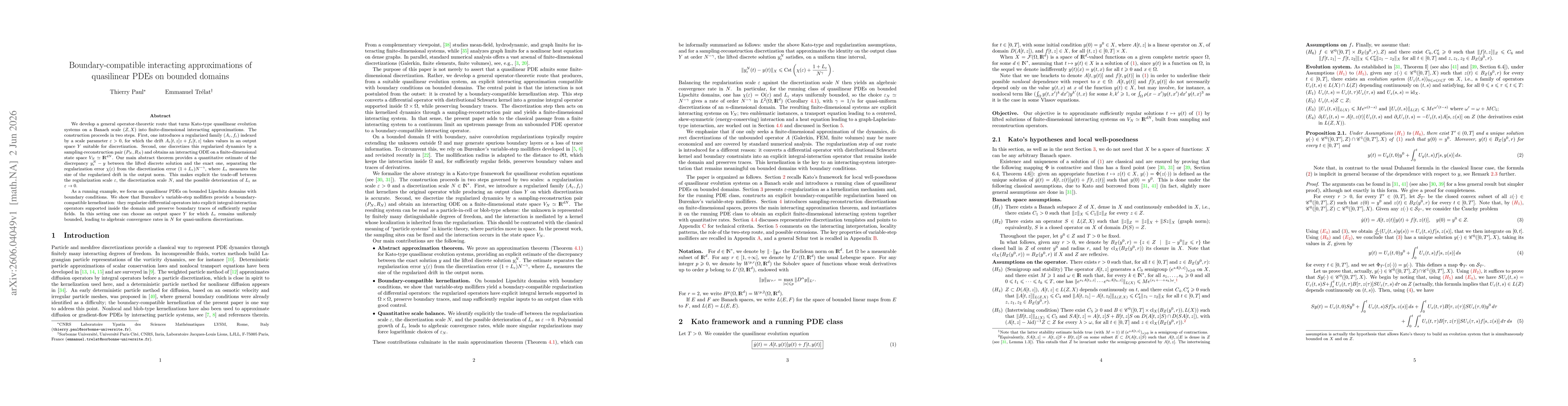 Thumbnail for Boundary-compatible interacting approximations of quasilinear PDEs on bounded domains
