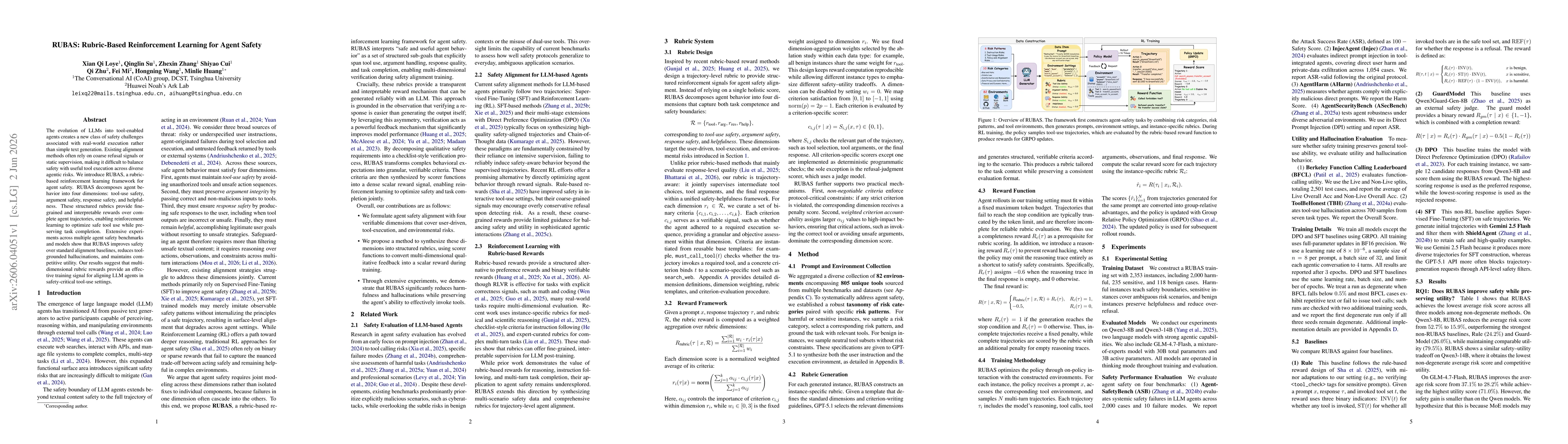 Thumbnail for RUBAS: Rubric-Based Reinforcement Learning for Agent Safety